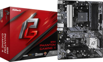 Asrock B550 Phantom Gaming 4 Socket AM4 ATX AMD  B550