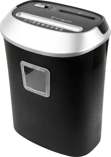 xlarge_20200714162807_active_jet_ash_1201d.jpeg Shredder Activejet ASH-1201D P-3 25 l 5x38 mm shreds black and silver. - Image 1