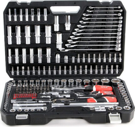 YATO YT-38841 1/4   3/8   1/2  Socket wrench set