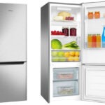 Amica Fridge-Freezer 205lt NoFrost H144xW54xD55cm Inox FK244.4X