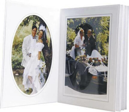 1x125 Daiber Passepartouts 13x18 white/grey line