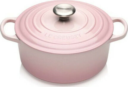 Le Creuset Signature Casserole round 20 cm shell pink