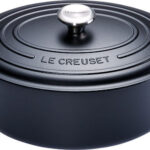 Le Creuset Signature Casserole oval 27 cm satin black