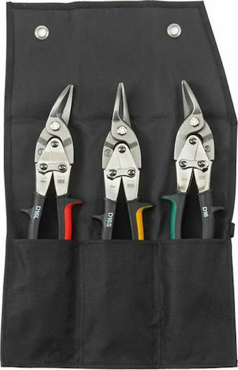 xlarge_20200819131518_bessey_dset16_3tmch.jpeg BESSEY Set of aviation snips with snips pouch DSET16 - Image 1