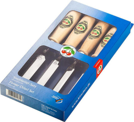 Kirschen Firmer Chisel Set 4pcs 1181 SB in display Box  1181000