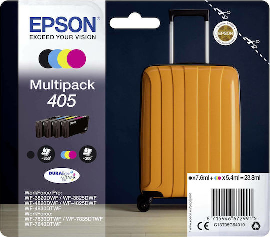 xlarge_20200908093736_epson_405_multipack_c13t05g64010.jpeg Epson DURABrite Ultra Multipack (4 colors) 405 T 05G6 - Image 1