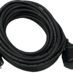 REV extension IP44 50m black