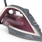 Tefal Ultragliss Anti-Calc Plus FV6840 Steam iron 2800 W Purple  Silver
