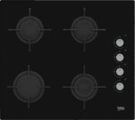 Beko HILG64120S hob Black Built-in 60 cm Gas 4 zone(s)