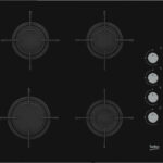 Beko HILG64120S hob Black Built-in 60 cm Gas 4 zone(s)