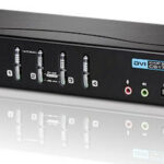 Aten CS1764A KVM & Data Switch με Audio / DVI / USB / USB 2.0 / USB-B