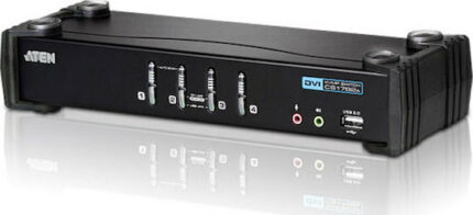 Aten CS1764A KVM & Data Switch με Audio / DVI / USB / USB 2.0 / USB-B