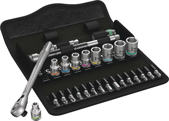 xlarge_20201005115450_wera_8100_sa_05004018001_1_4_28tmch.jpeg WERA 8100 SA 8 Zyklop Metal Ratchet Set - Image 1