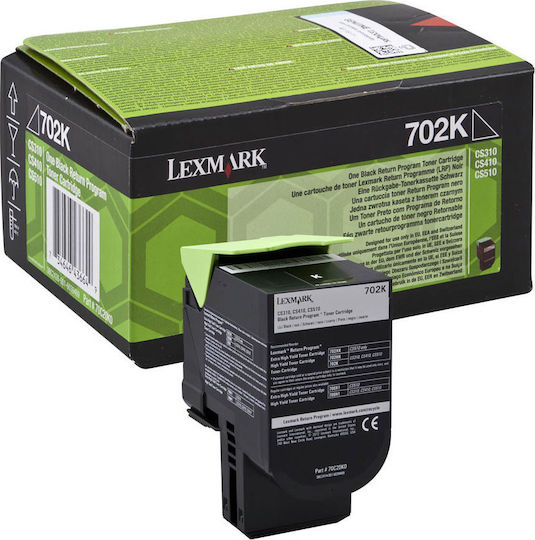 xlarge_20201012130542_lexmark_702k_black.jpeg Lexmark Cartridge Black Schwarz (70C20K0) - Image 1