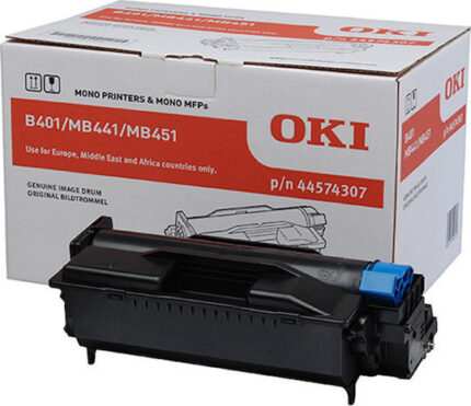 OKI 44574307 Γνήσιο Drum Laser Εκτυπωτή Μαύρο 25000 Σελίδων