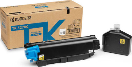 Kyocera Toner TK-5270C TK5270C Toner-Kit TonerKit Cyan (1T02TVCNL0)