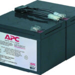APC Replacement Cartridge 6 UPS Battery with Capacity 11Ah and Voltage 12V 1pcs