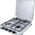 PROMIS KG400 Four-burner gas stove silver