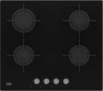 Beko HILG 64220 S hob Black Built-in Gas 4 zone(s)