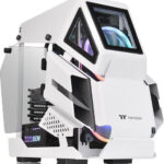 Thermaltake AH T200 Gaming Micro Tower Κουτί Υπολογιστή με Πλαϊνό Παράθυρο Λευκό