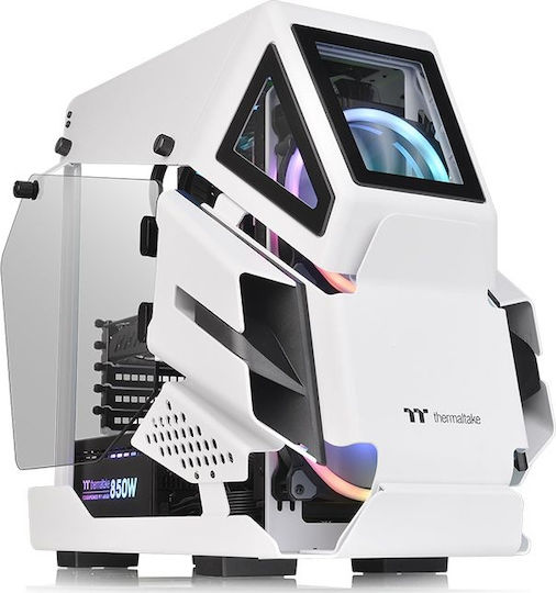 xlarge_20201222164141_thermaltake_ah_t200_snow_white.jpeg Thermaltake AH T200 Gaming Micro Tower Κουτί Υπολογιστή με Πλαϊνό Παράθυρο Λευκό - Image 1