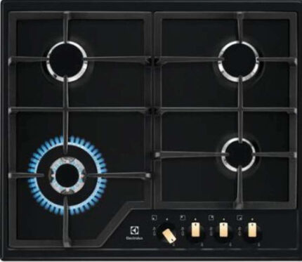Electrolux EGS6436RK Black Built-in Gas 4 zone(s)