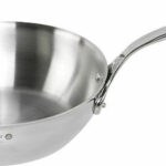 De Buyer Affinity Sauté Pan Stainless Steel curved  24 cm