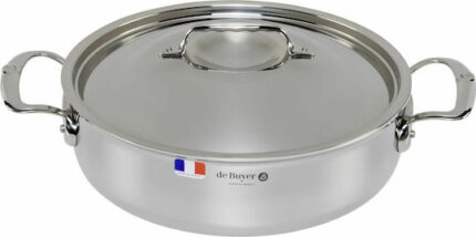 De Buyer Affinity Saucepot low with lid 28 cm