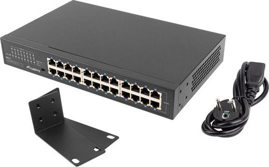 xlarge_20210129103029_lanberg_rsge_24.jpeg Lanberg Switch RSGE-24 Rack 19 (24-port 1Gb) - Image 1