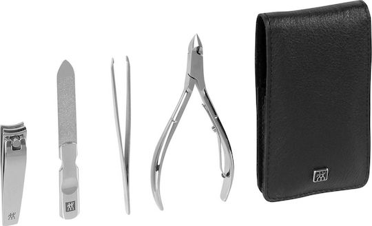 xlarge_20210209162500_zwilling_j_a_henckels_classic_inox_set.jpeg ZWILLING Manicure & Pedicure 4-Pc with Nail Clipper, Leather - Image 1