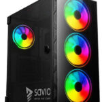 SAVIO PC Case Prime X1 ARGB Glass Black