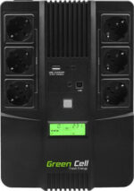 Green Cell AiO 800VA LCD Line-Interactive 0.8 kVA 480 W 6 AC outlet(s)