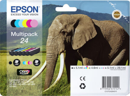 Epson Multipack Claria Photo HD BK/C/M/Y/LC/LM T 242      T 2428
