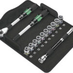 WERA 8006 SC 1 Zyklop Hybrid Ratchet set 1/2  drive metric