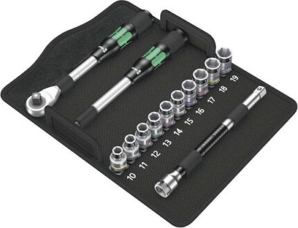 WERA 8006 SC 1 Zyklop Hybrid Ratchet set 1/2  drive metric