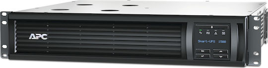 xlarge_20210226135213_apc_lcd_rm_2u_230v_with_smartconnect.jpeg APC LCD RM 2U 230V with SmartConnect UPS Line-Interactive 1500VA 1000W with 4 IEC Power Plugs - Image 1