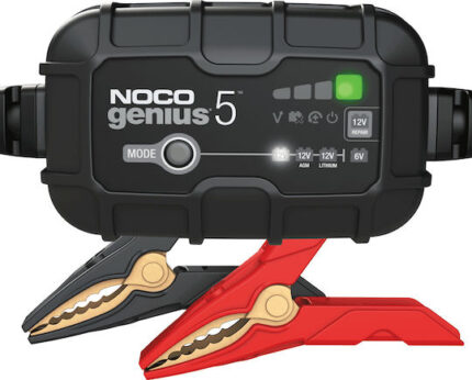 NOCO GENIUS5 5A Battery charger for 6V/12V batteries with maintenance and desulphurisation function