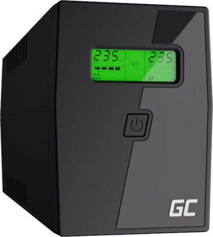 Green Cell UPS02 uninterruptible power supply (UPS) Line-Interactive 0.8 kVA 480 W 2 AC outlet(s)