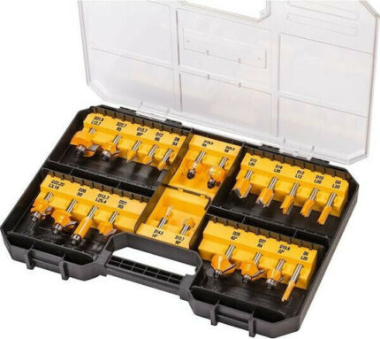 DeWalt DT90017-QZ Router Bit Set, 22 pcs