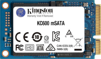 Kingston KC600 SSD 1TB mSATA Type With SATA III Connection SKC600MS/1024G