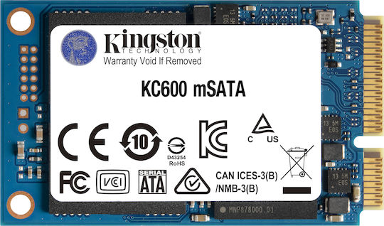 xlarge_20210412145835_kingston_kc600_ssd_1_0tb_msata_skc600ms_1024g.jpeg Kingston KC600 SSD 1TB mSATA Type With SATA III Connection SKC600MS/1024G - Image 1