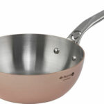De Buyer Prima Matera Sauté Pan Copper/steel 20cm curved  ind.