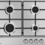Amica Gas Cooktop Autonomous Inox 59x52εκ. Silver