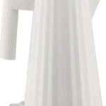 Alessi Plisse Water Kettle White, 1.7L