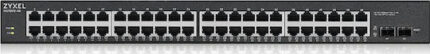 Zyxel GS1900-48HP v2 Managed L2 PoE+ Switch with 48 Gigabit (1Gbps) Ethernet Ports and 2 SFP Ports