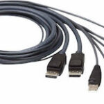ATEN 2-Port USB DisPlayPort Cable KVM Switch