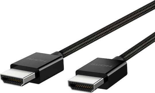 xlarge_20211105113209_belkin_hdmi_2_1_braided_cable_hdmi_male_hdmi_male_2m_mayro_av10176bt2m_blk.jpeg Belkin Ultra HD High Speed HDMI Cable 2m black AV10176bt2M-BLK - Image 1
