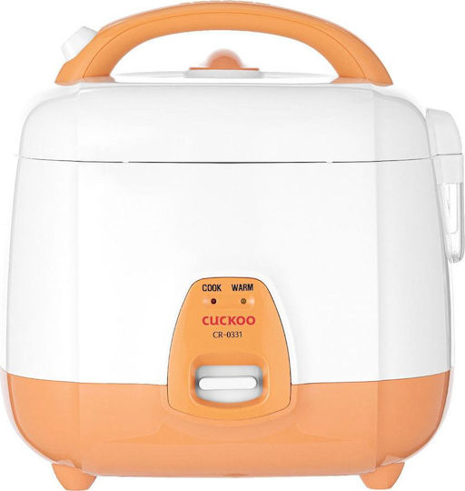 xlarge_20211119140428_rice_cooker_cuckoo_360w_me_choritikotita_0_54lt_cr_0331.jpeg Cuckoo Rice Stove 540ml white orange CR-0331 CR0331 (CR-0331) - Image 1