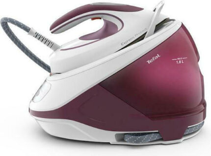Tefal Express Protect SV9201E0 steam ironing station 2800 W 1.8 L Durilium AirGlide Autoclean soleplate Purple  White