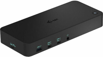 i-tec 3 Port USB 2.0 Hub with USB-C Connection Ethernet